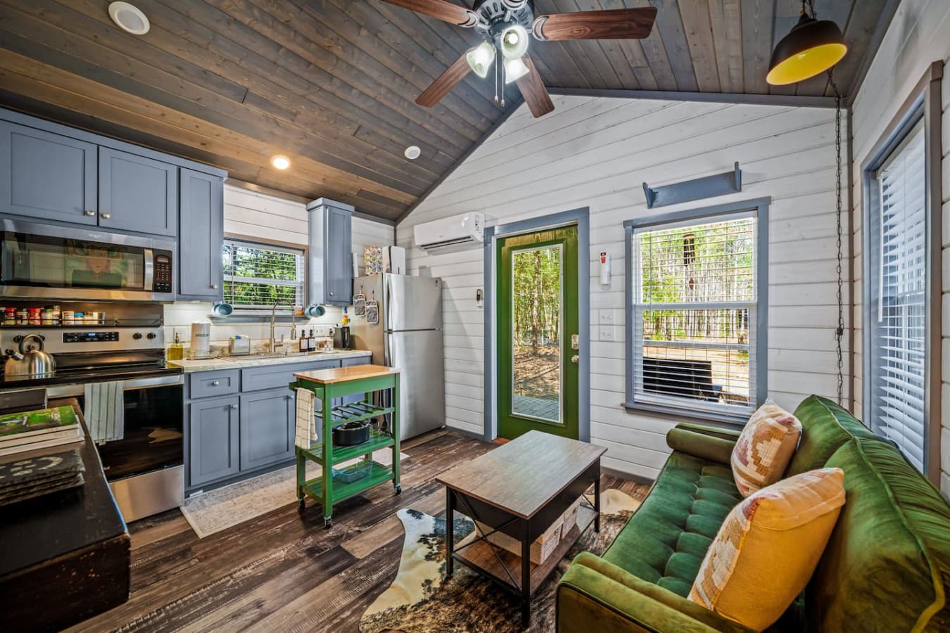 Open-concept living room seamlessly connected to the kitchen—perfect for relaxing, entertaining, and staying connected while you cook or unwind.