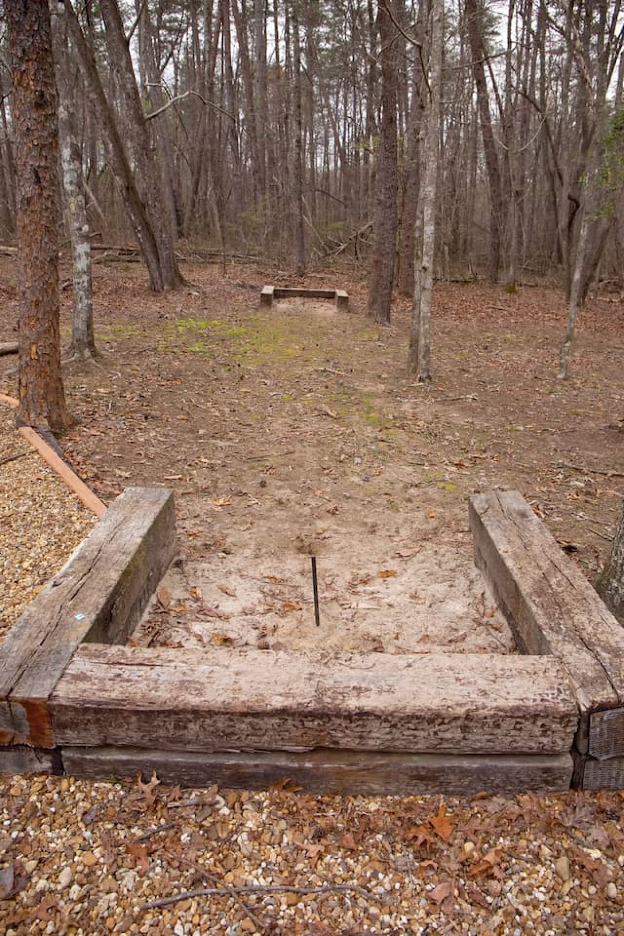 Challenge your friends to a fun round of horseshoes in the yard, perfect for some friendly competition.