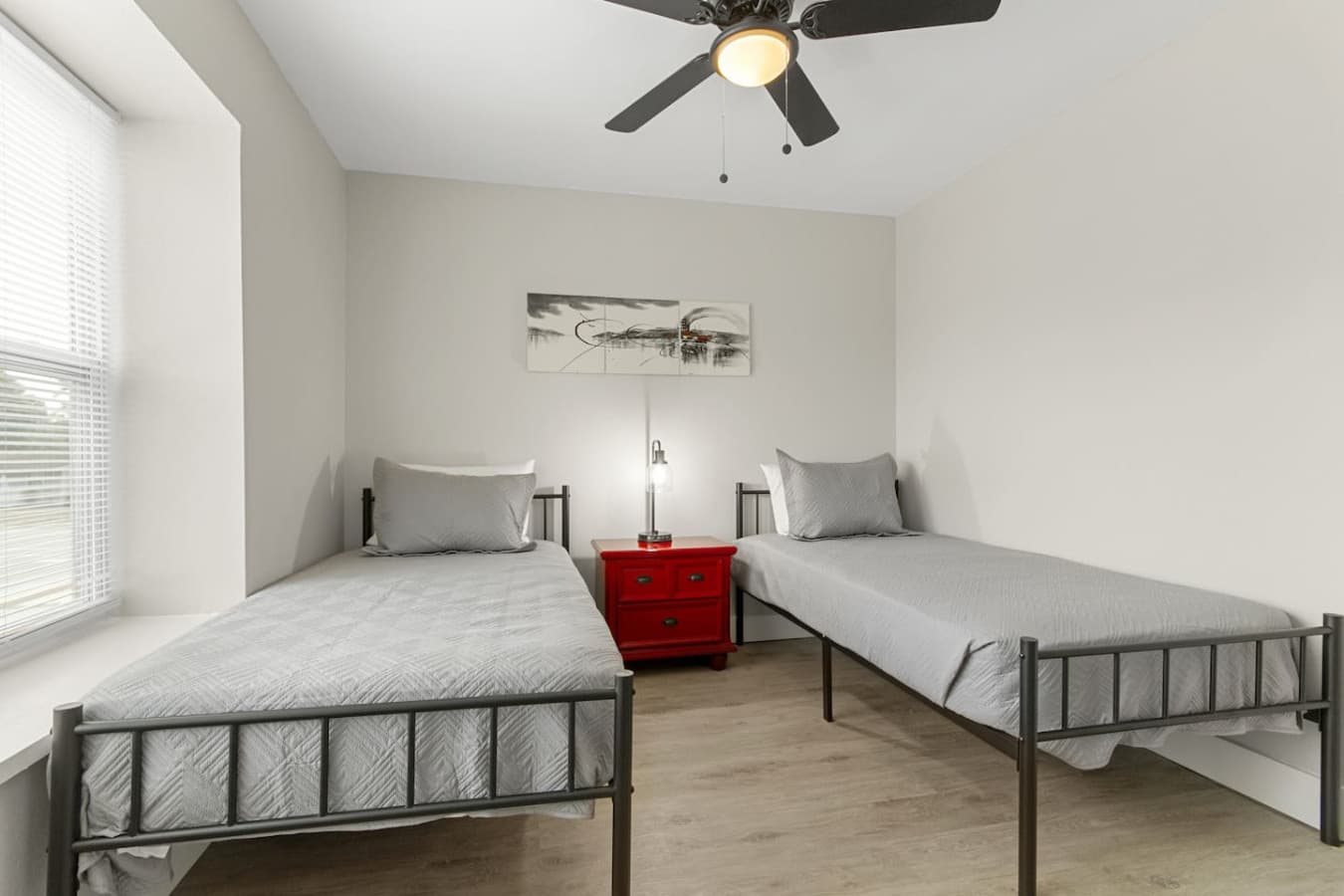 Two single beds, because sometimes sharing a bed is just too much to ask.