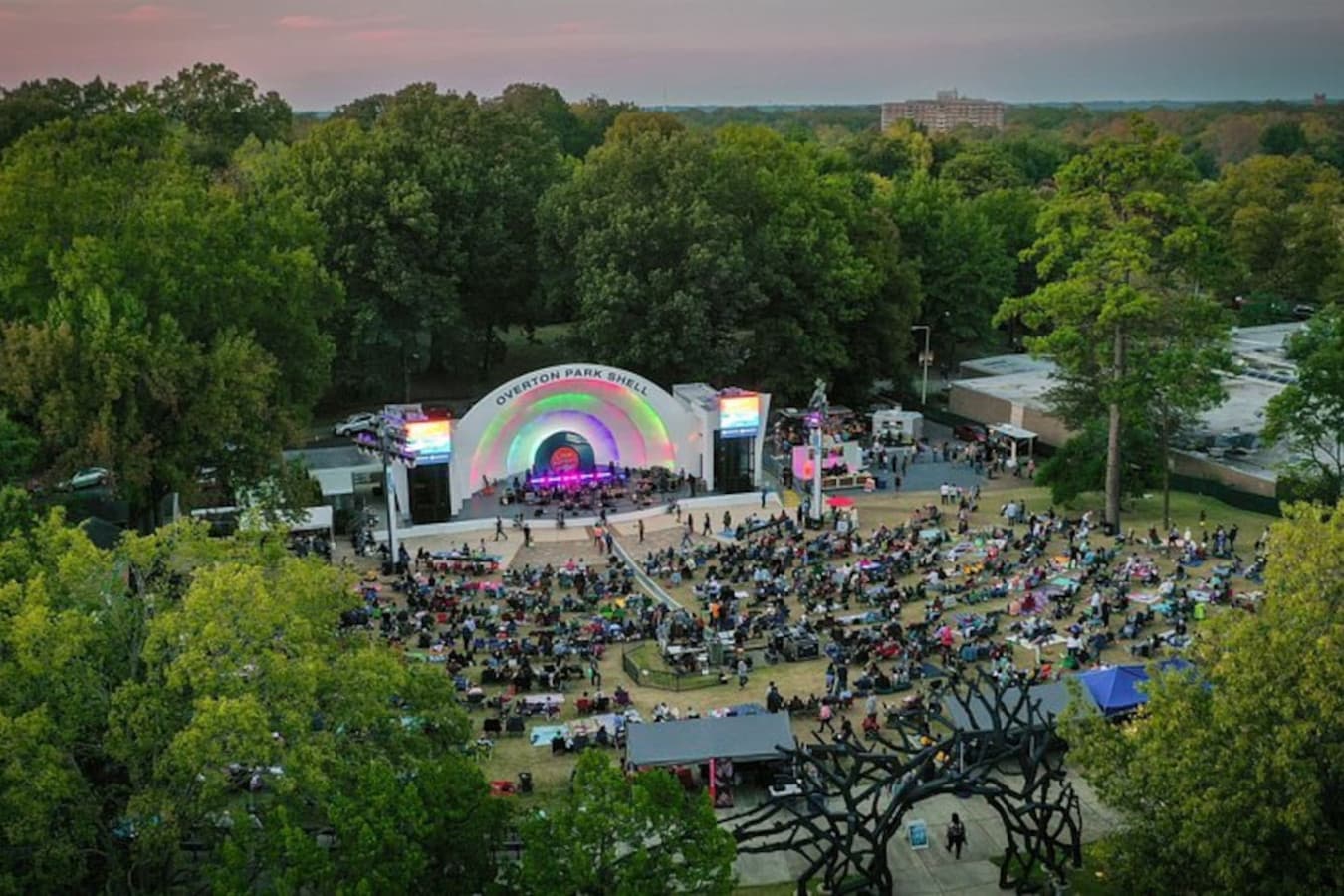 Experience local performances under the open sky at Overton Park Shell, right in the heart of the park.