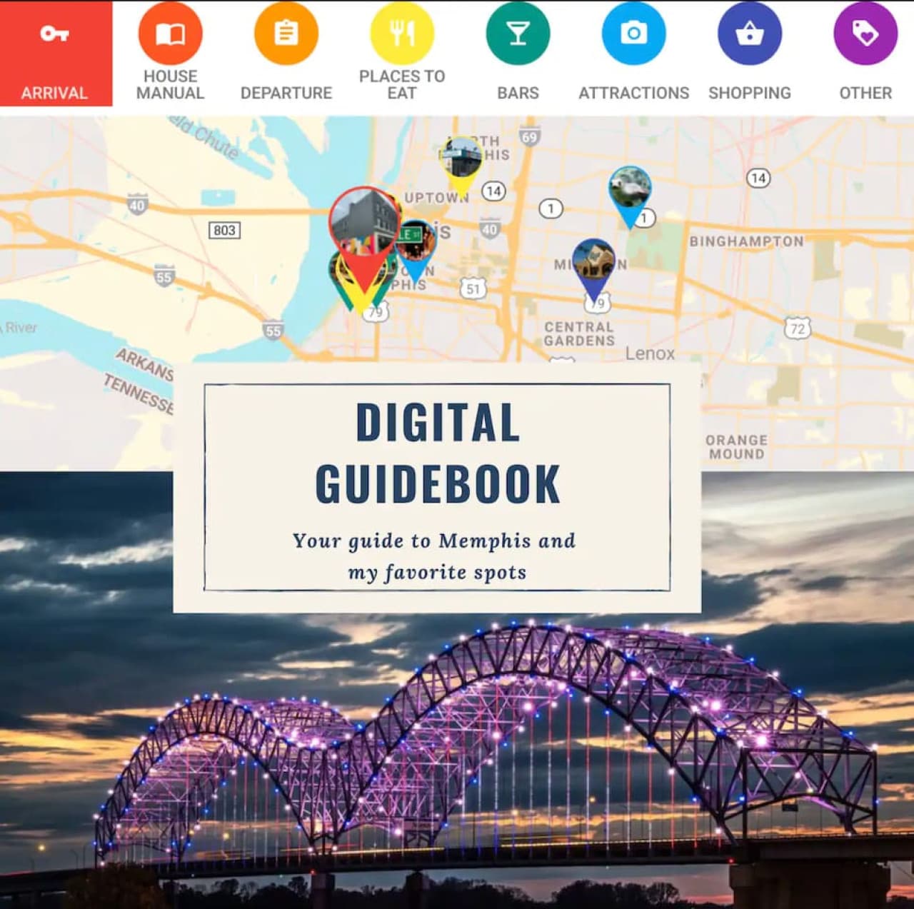 We will be sending you a digital guidebook with all my favorite recommendations around your apartment and some important information for your stay.