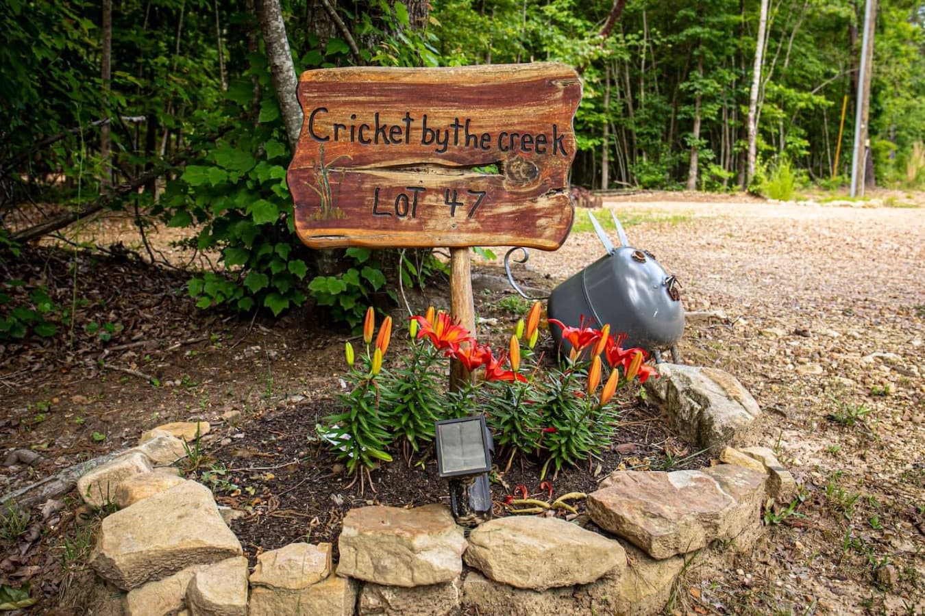 Cricket by the creek getaway!
