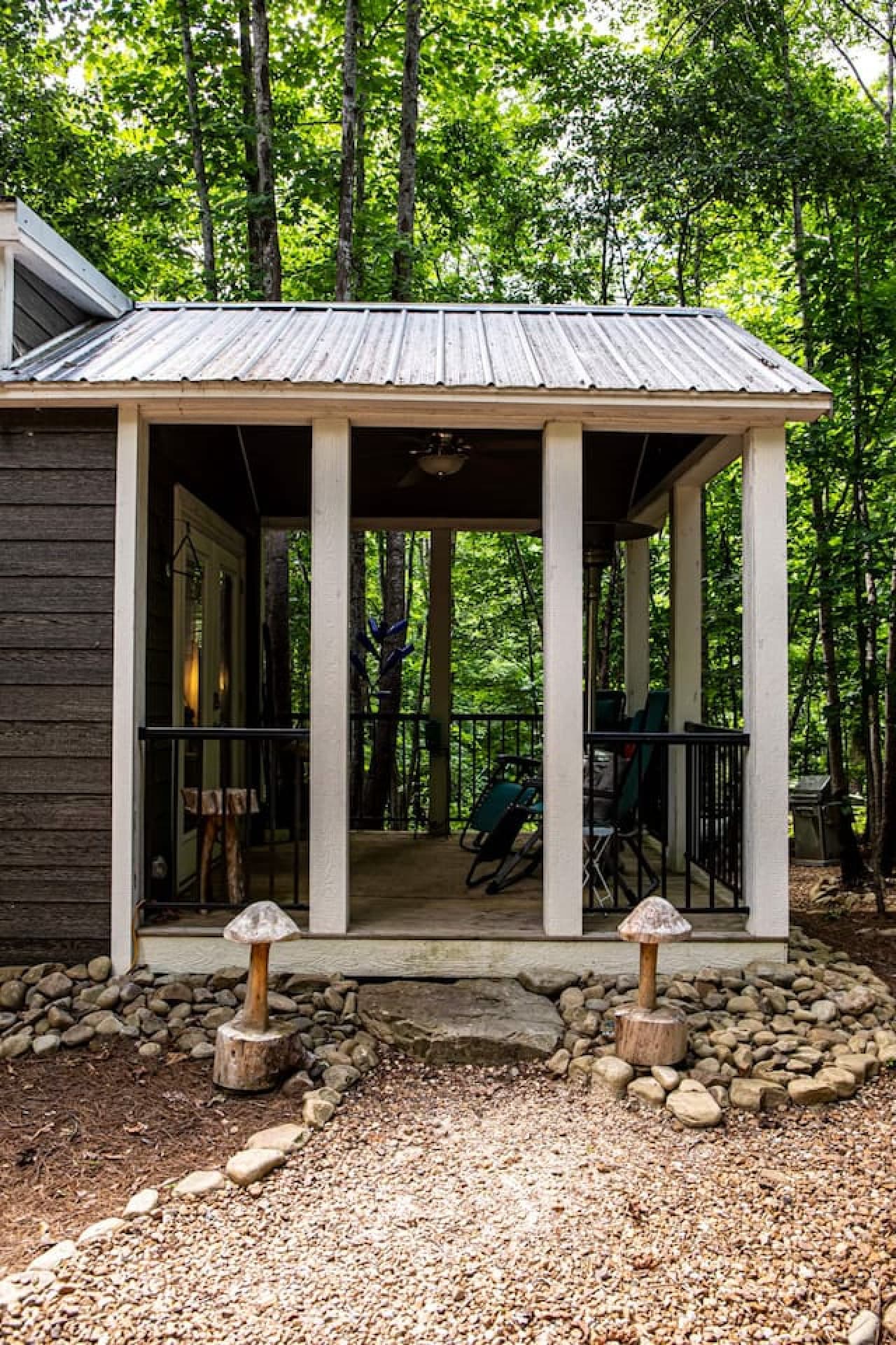 Mushrooms welcomes you to a peaceful getaway surrounded by nature.