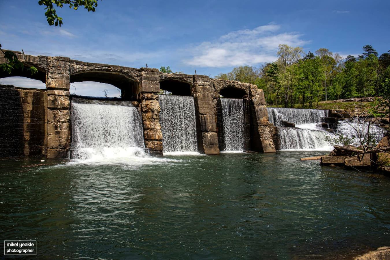 The dam at Lake Lahusage.