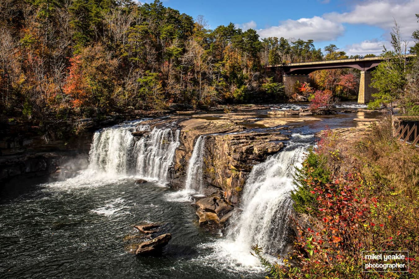 Little River Canyon National Preserve is 12 miles from the Cricket By The Creek. Enjoy the main overlook just below the parking lot or take the 2 mile hike down to the Hippie Hole to swim in the falls.