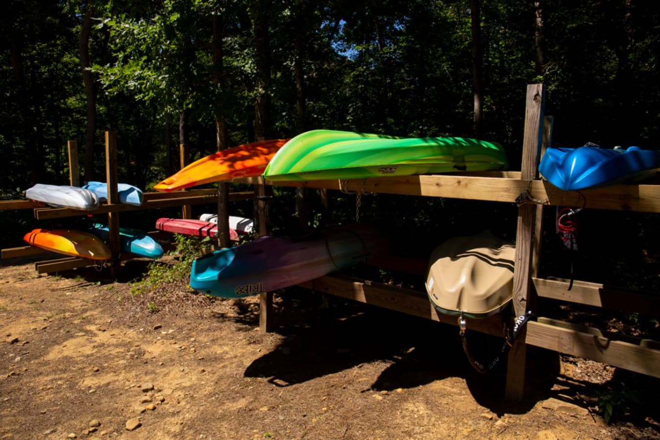 Kayaks are available for you to enjoy within the community.