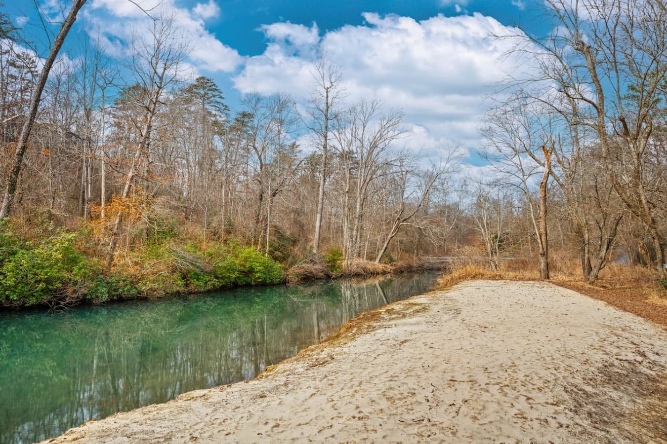 Let the gentle creek setting be your backdrop for fresh air, sunshine, and time well spent.