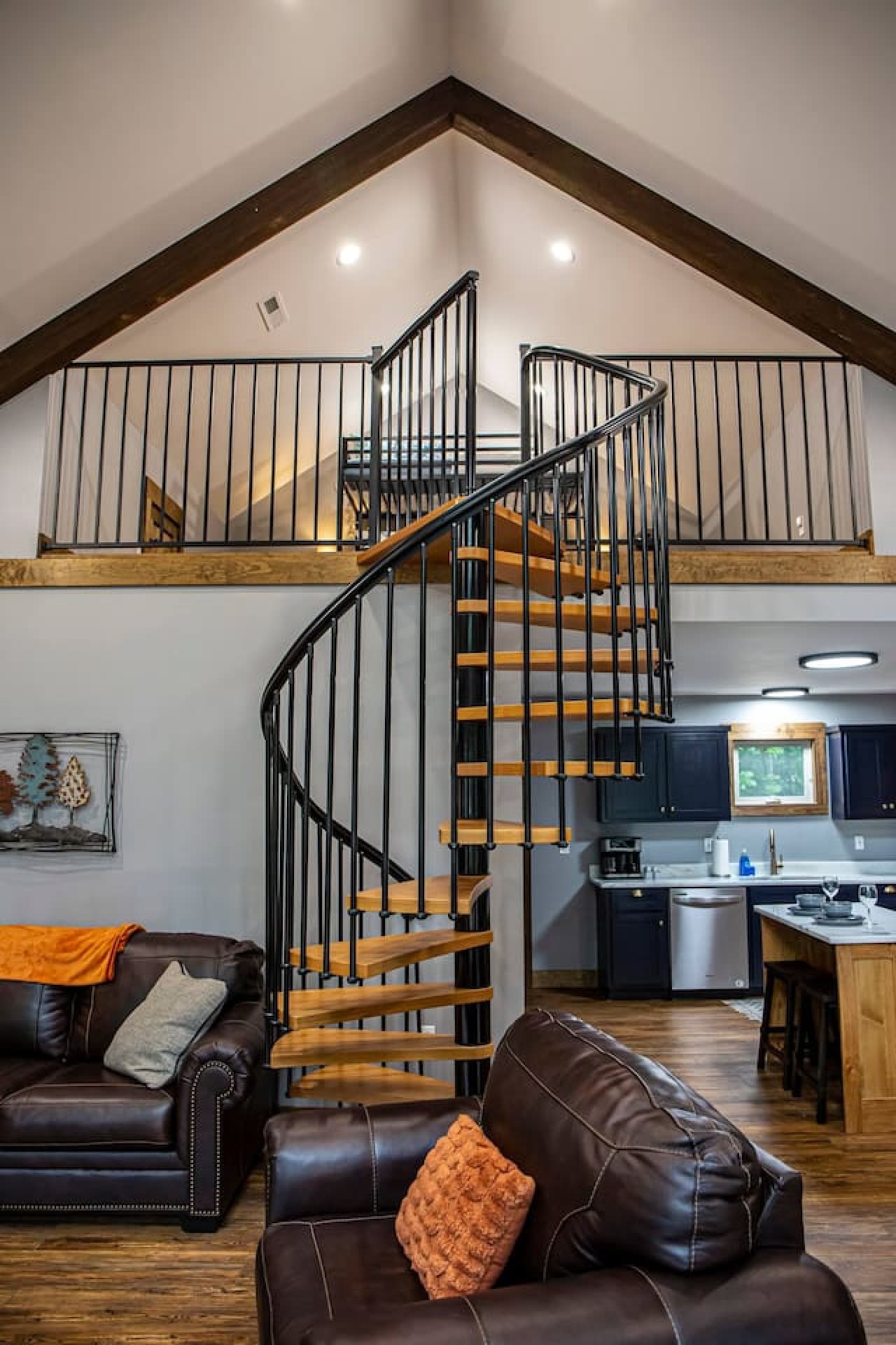 Spiral Staircase Leading to Bedroom 3 (Loft)