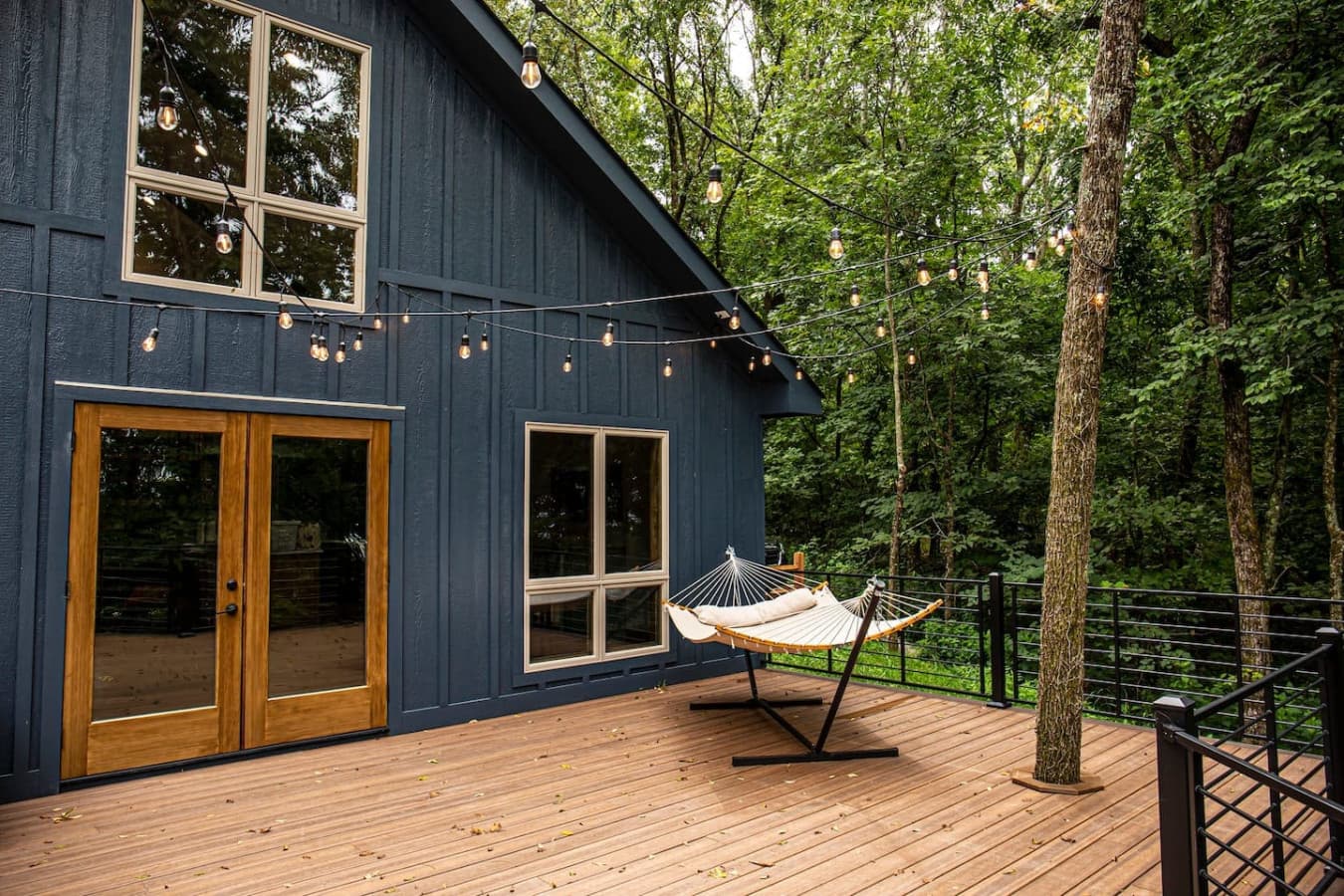 Back Deck
- Hammock
- French Doors off Living Room