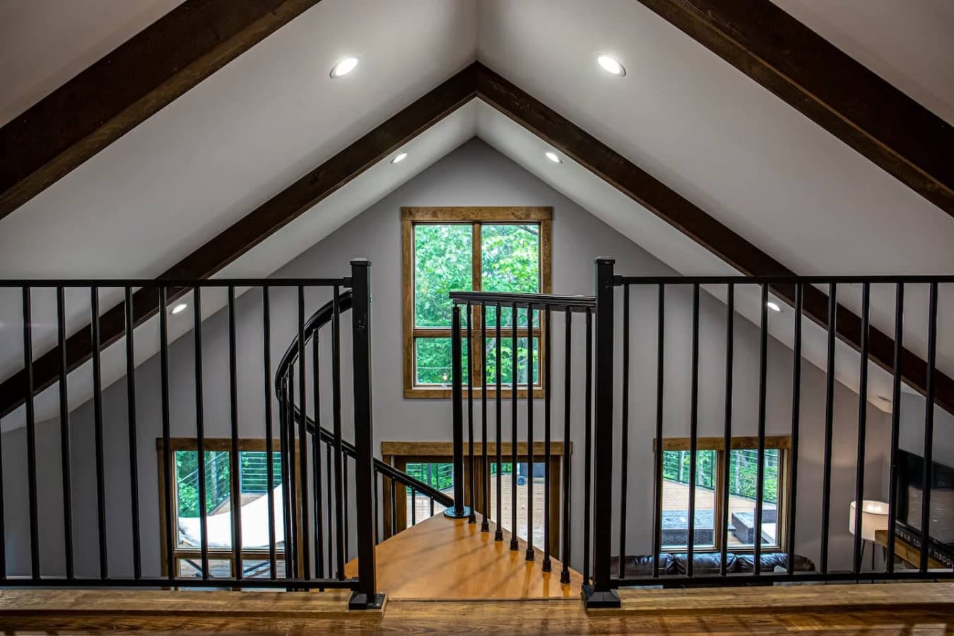 Spiral Stair Case to Bedroom 3 (Loft)