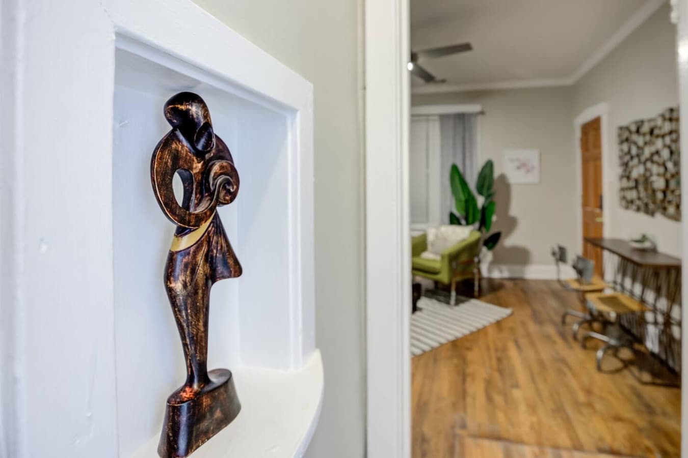 Small touches, big impact—decor that makes the space feel special.