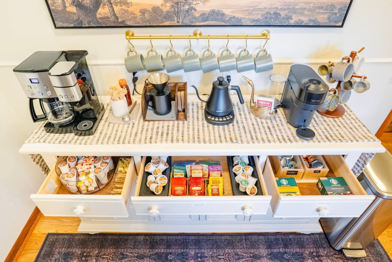 Pods, pour-over, or drip—choose your personality for the day.
