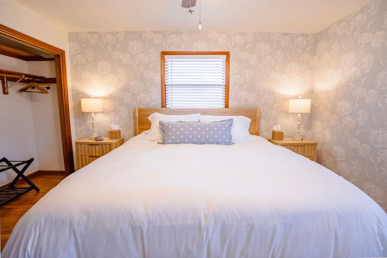 Sleep comes easy here—quiet, simple, and made to recharge.