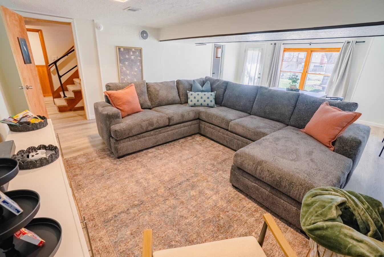 Your go-to spot for movie nights and “just one more round.”