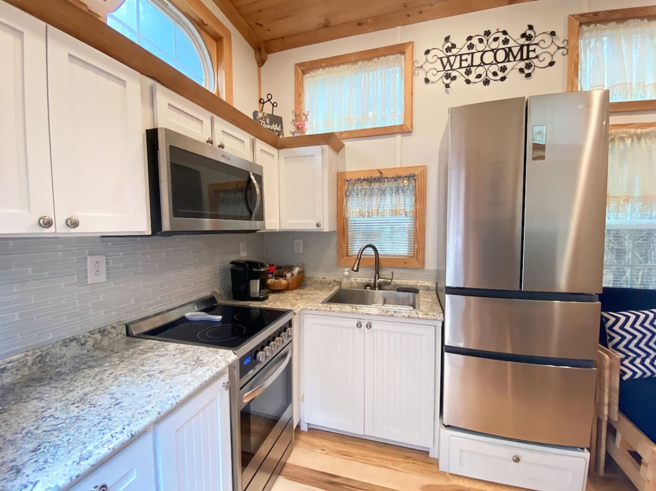 Fully stocked kitchen for a more convenient and enjoyable cooking experience, with all the essentials you need to prepare meals during your stay.