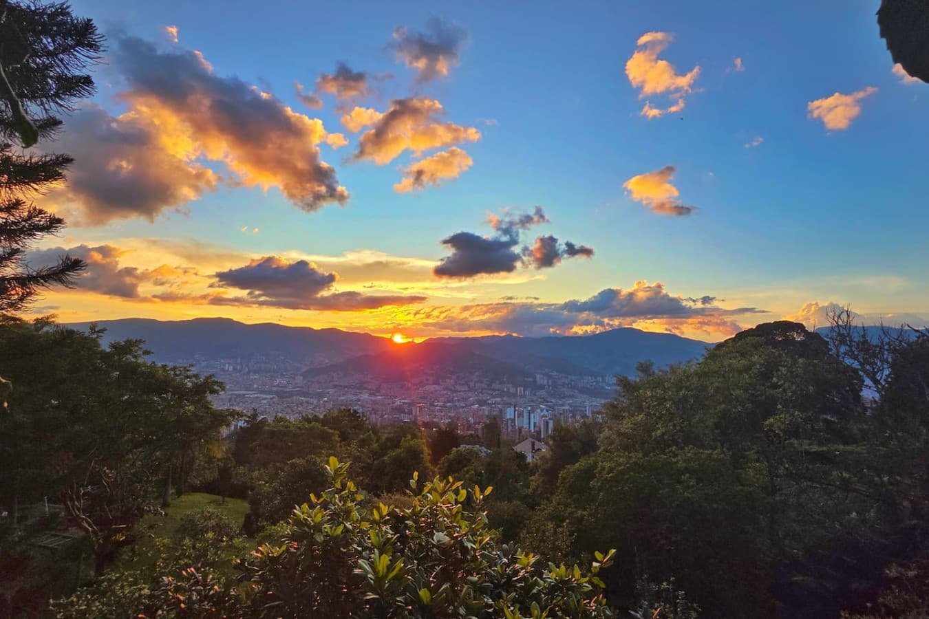 End your day with stunning sunset views as the city slowly begins to glow.