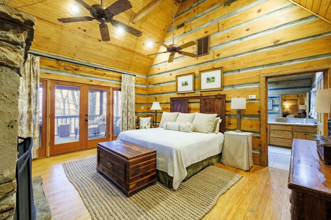 Master bedroom with ensuite bath for convenience.