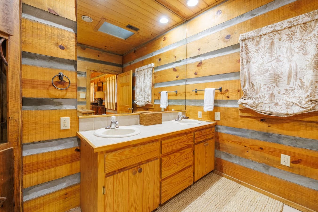 Master bathroom with a spacious double vanity.