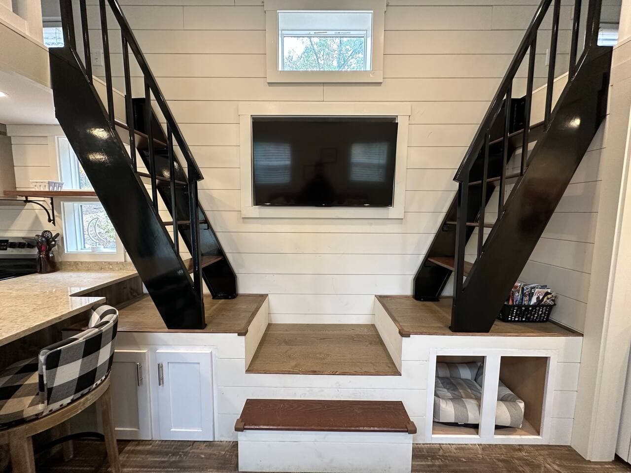 Moon River Mentone 1: Your stairs up to the loft.