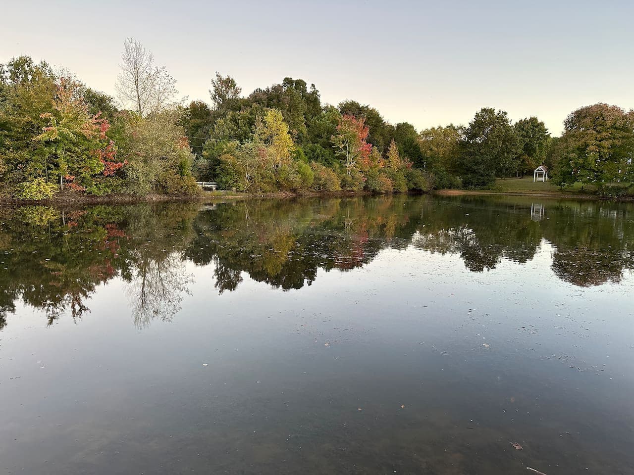 A short walk away is the pond with ducks and duck houses.