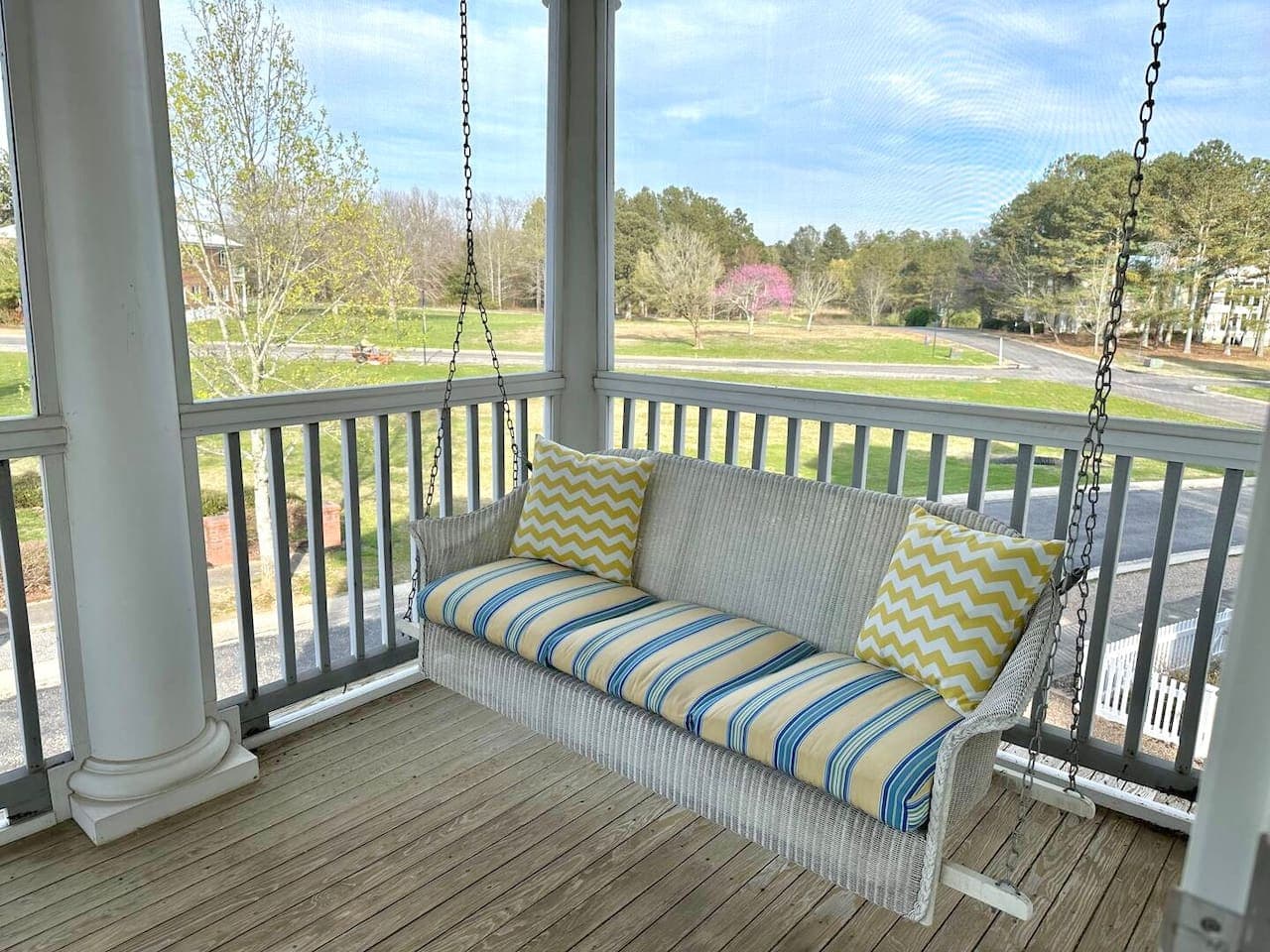 A perfect spot to enjoy a quiet evening or a slow morning with a cup of coffee.