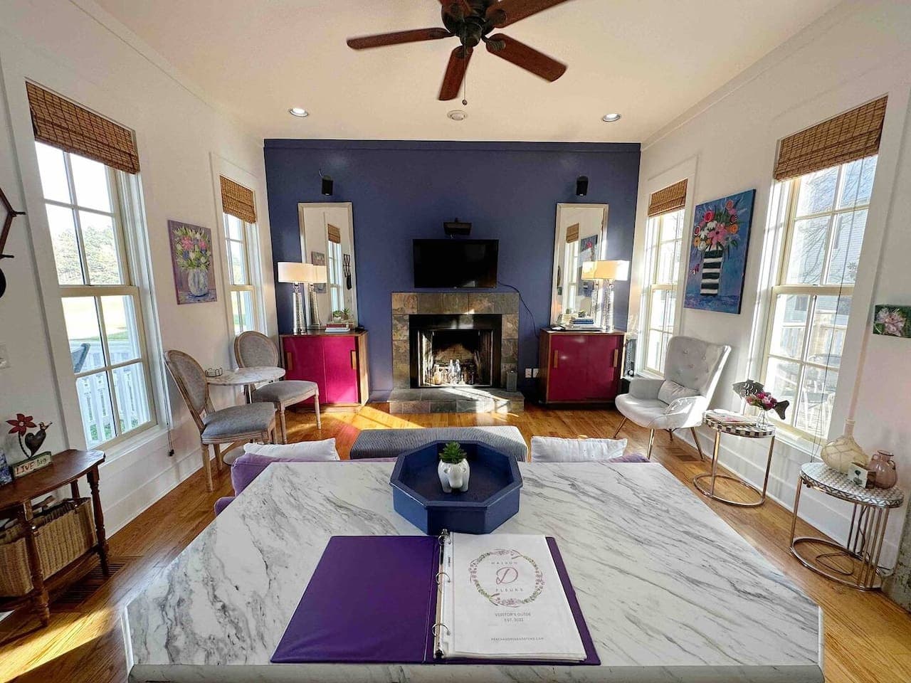 Spacious living room to catch your favorite shows.