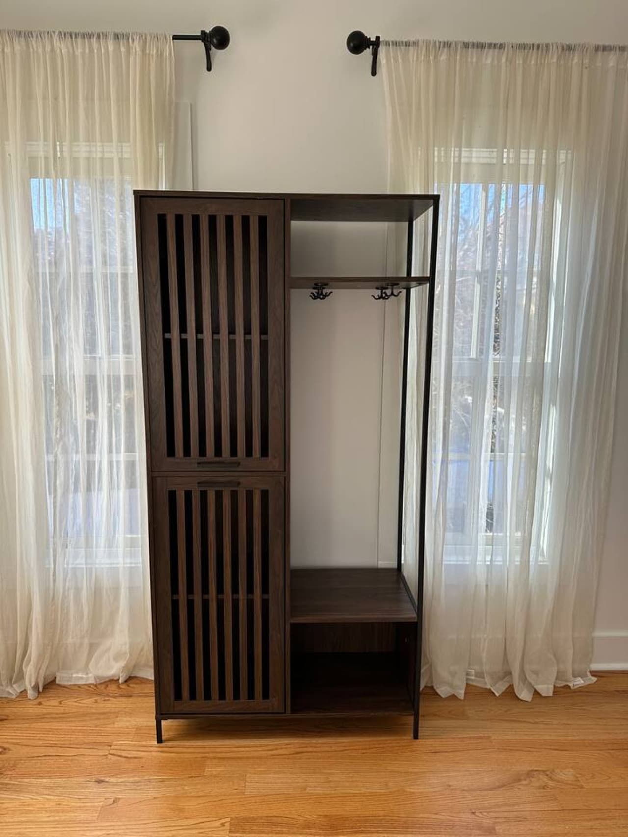 Spacious closet for easy storage and organization during your stay.