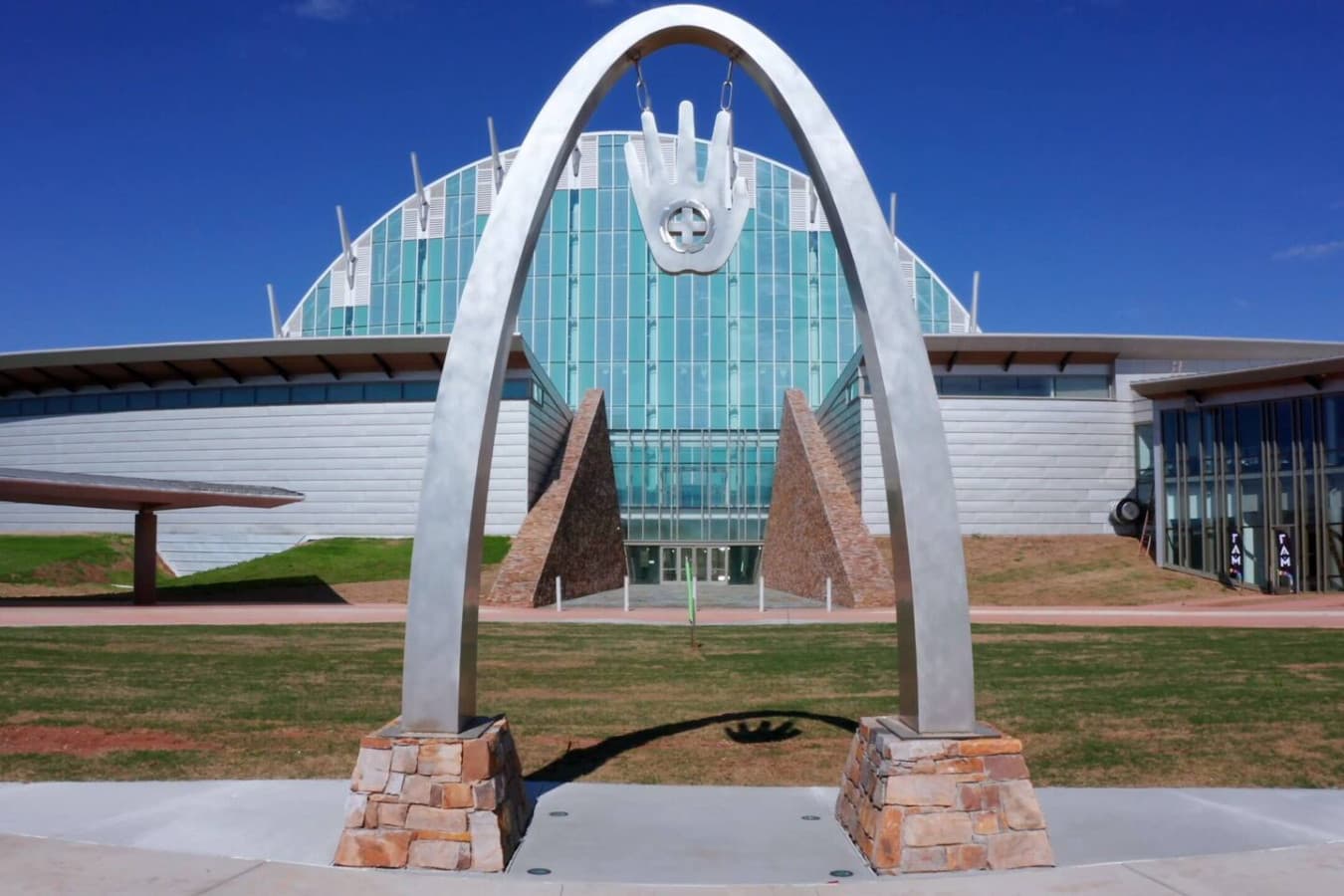 A short 10-minute drive brings you to the First Americans Museum—stories, art, and culture await.