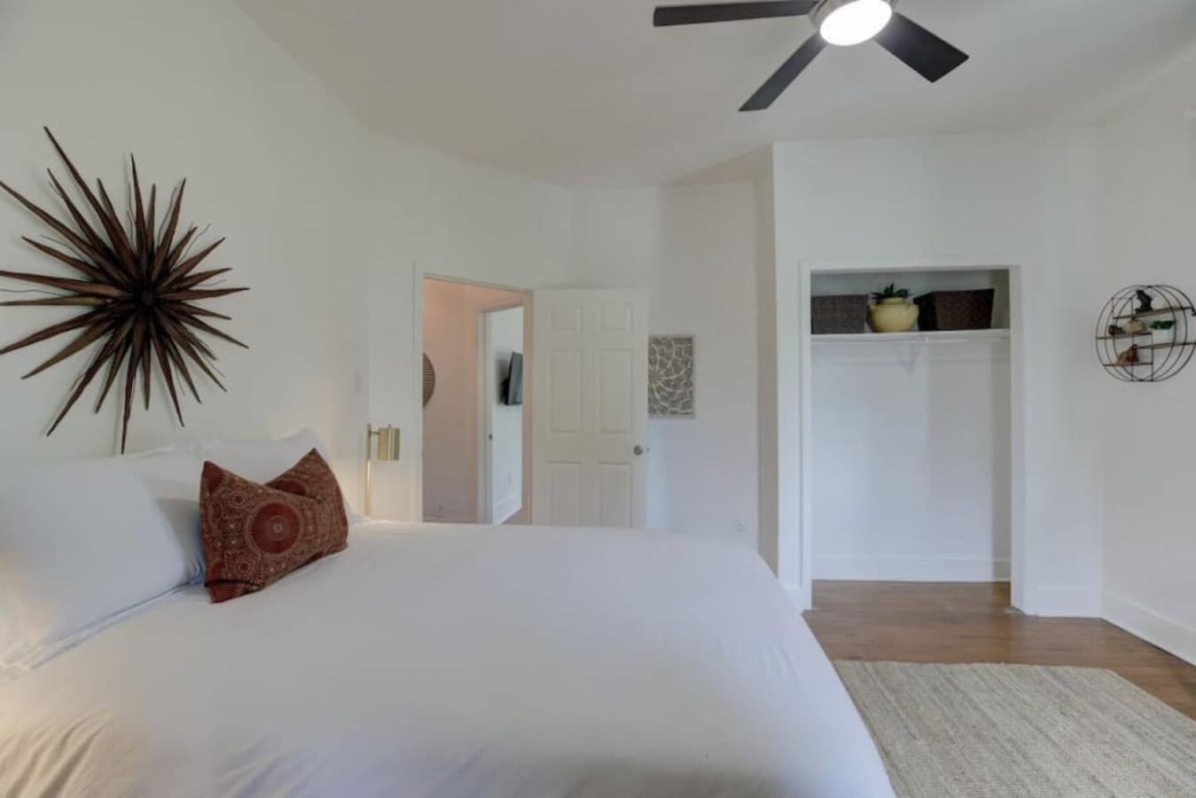 Bright, inviting, and designed for a restful night’s sleep.