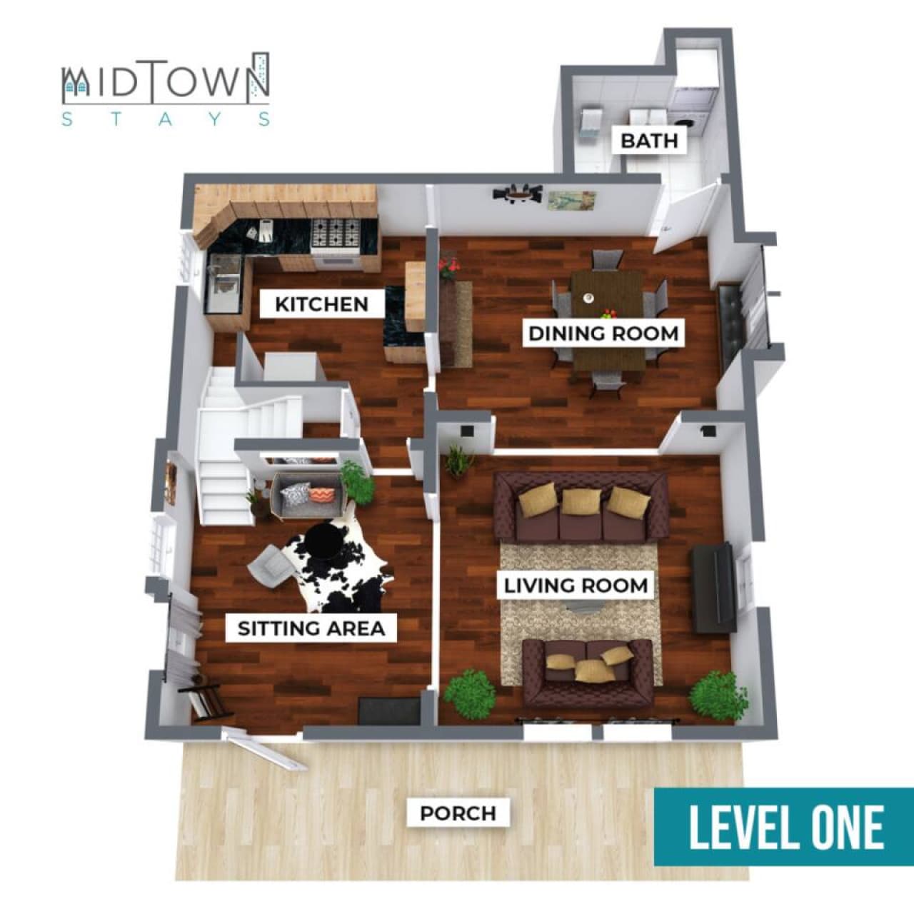Get a feel for the space with this Level One layout—your adventure starts here!