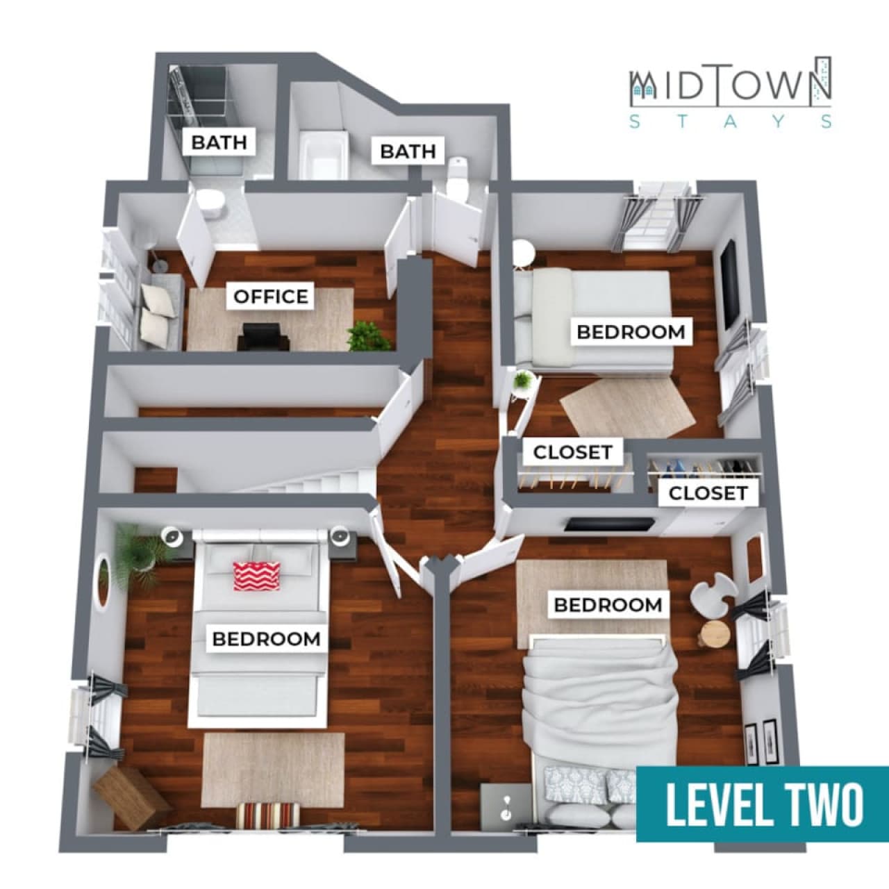 Plan your visit with our Level Two layout guide.