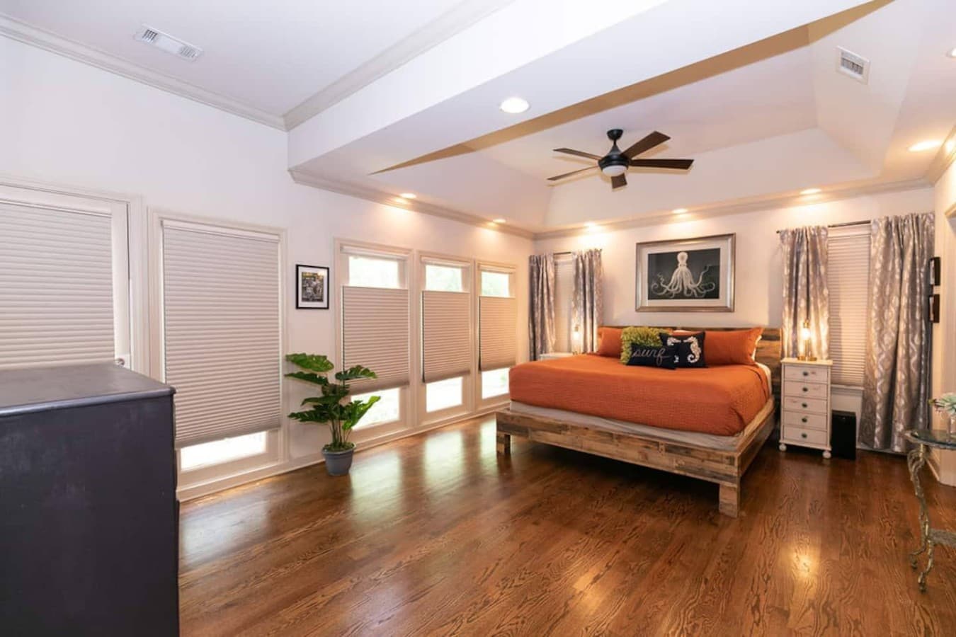 Spacious king suite designed for restful nights and slow starts.