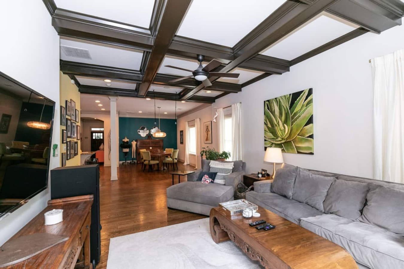 A bright, open living area with plenty of room to spread out.