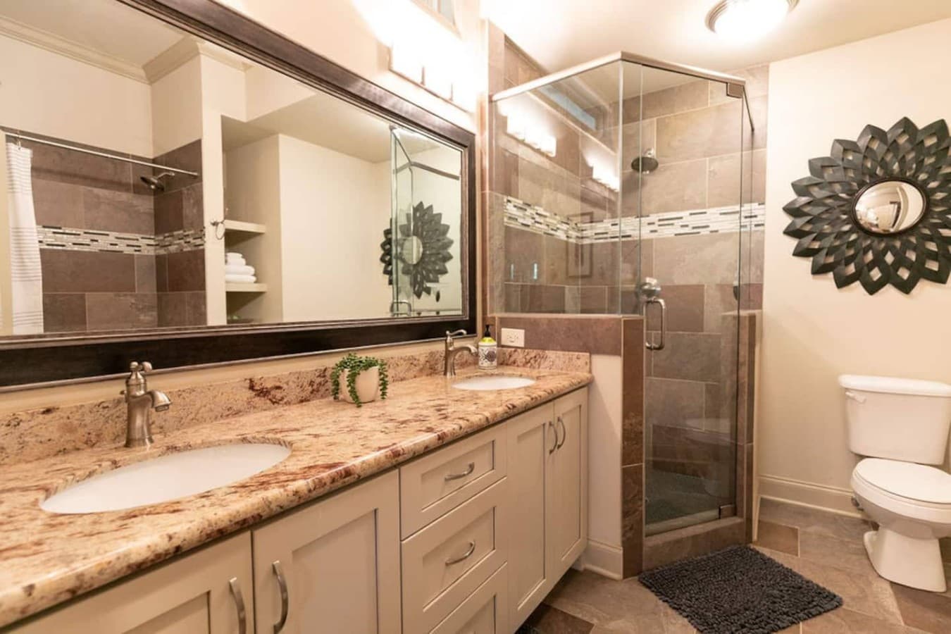 Thoughtfully updated with clean finishes and plenty of space.