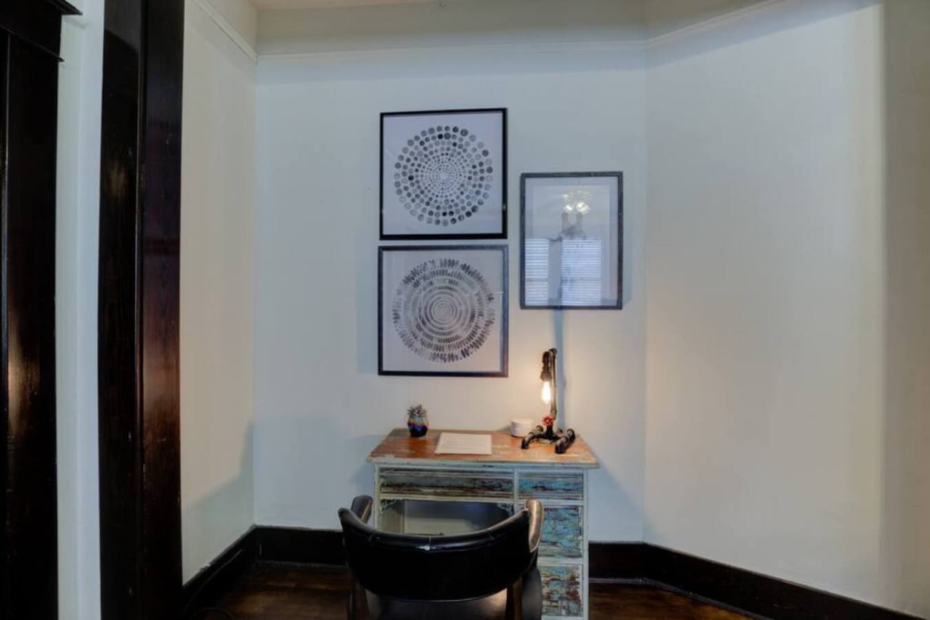 A corner designed for focus, comfort, and a little inspiration.