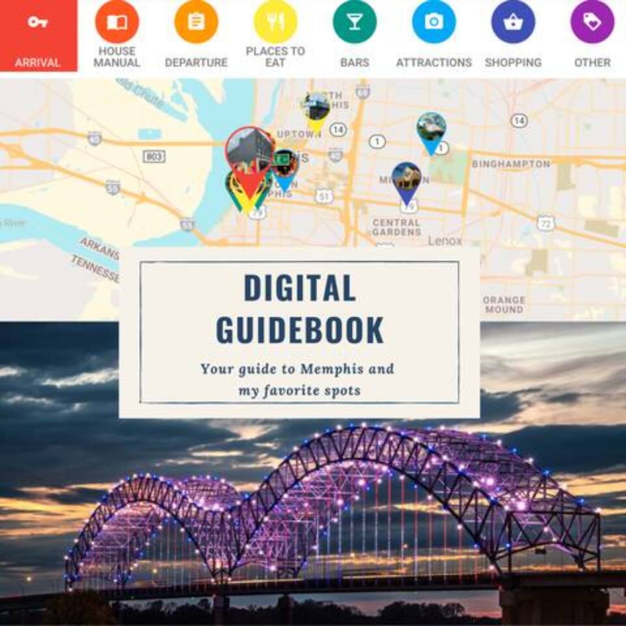 We will be sending you a digital guidebook with all my favorite recommendations around your apartment and some important information for your stay.
