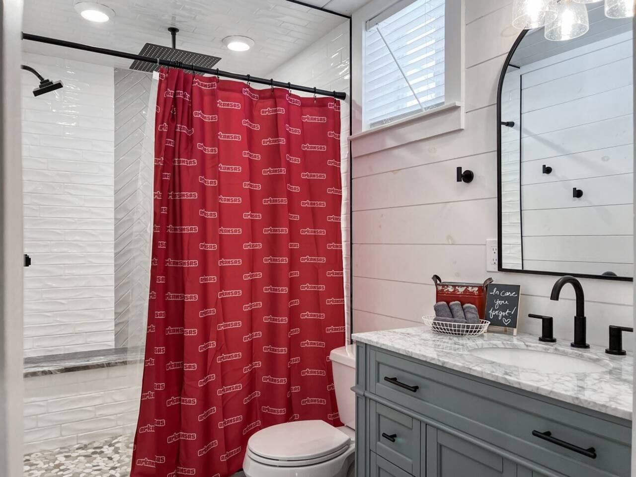 The rain shower brings a little spa-like moment to your stay.