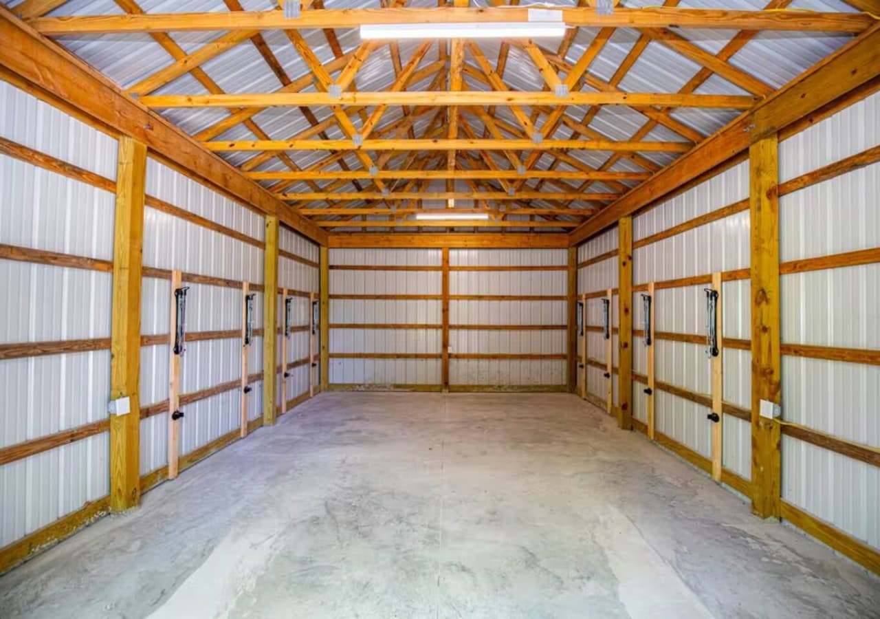 Mount your bike in our shared bike barn! We recommend bringing your own bike lock, since this space is open for any guest staying at one of the three homes on our 4.5 acres.