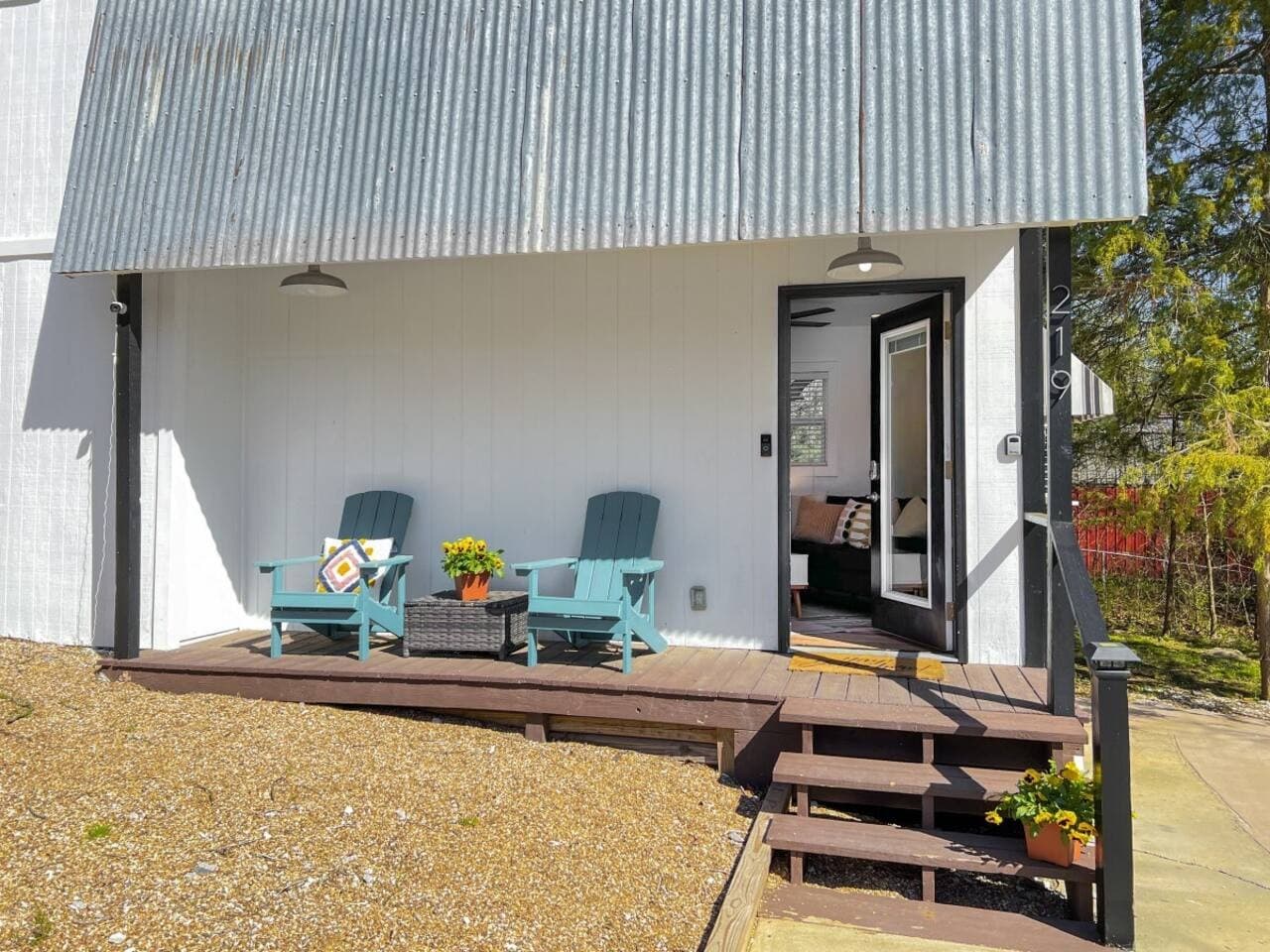 This is the perfect spot to enjoy a cup of coffee or glass of wine - and a view!