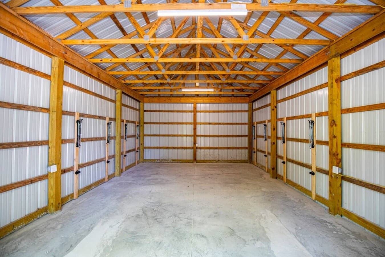 Mount your bike in our shared bike barn! We recommend bringing your own bike lock, since this space is open for any guest staying at one of the three homes on our 4.5 acres.
