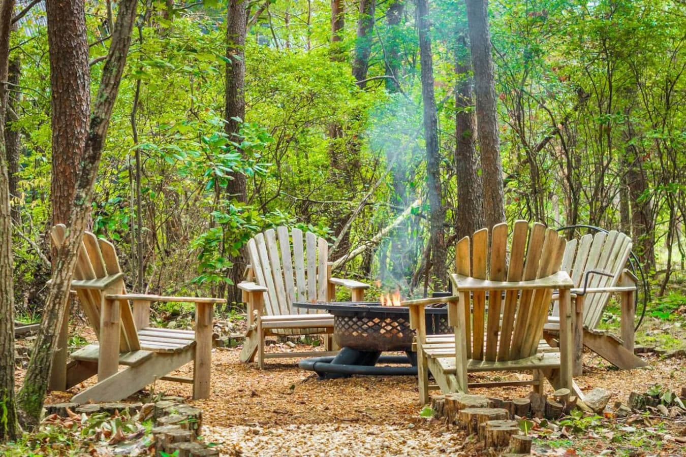Gather around the fire pit for cozy evenings under the stars.