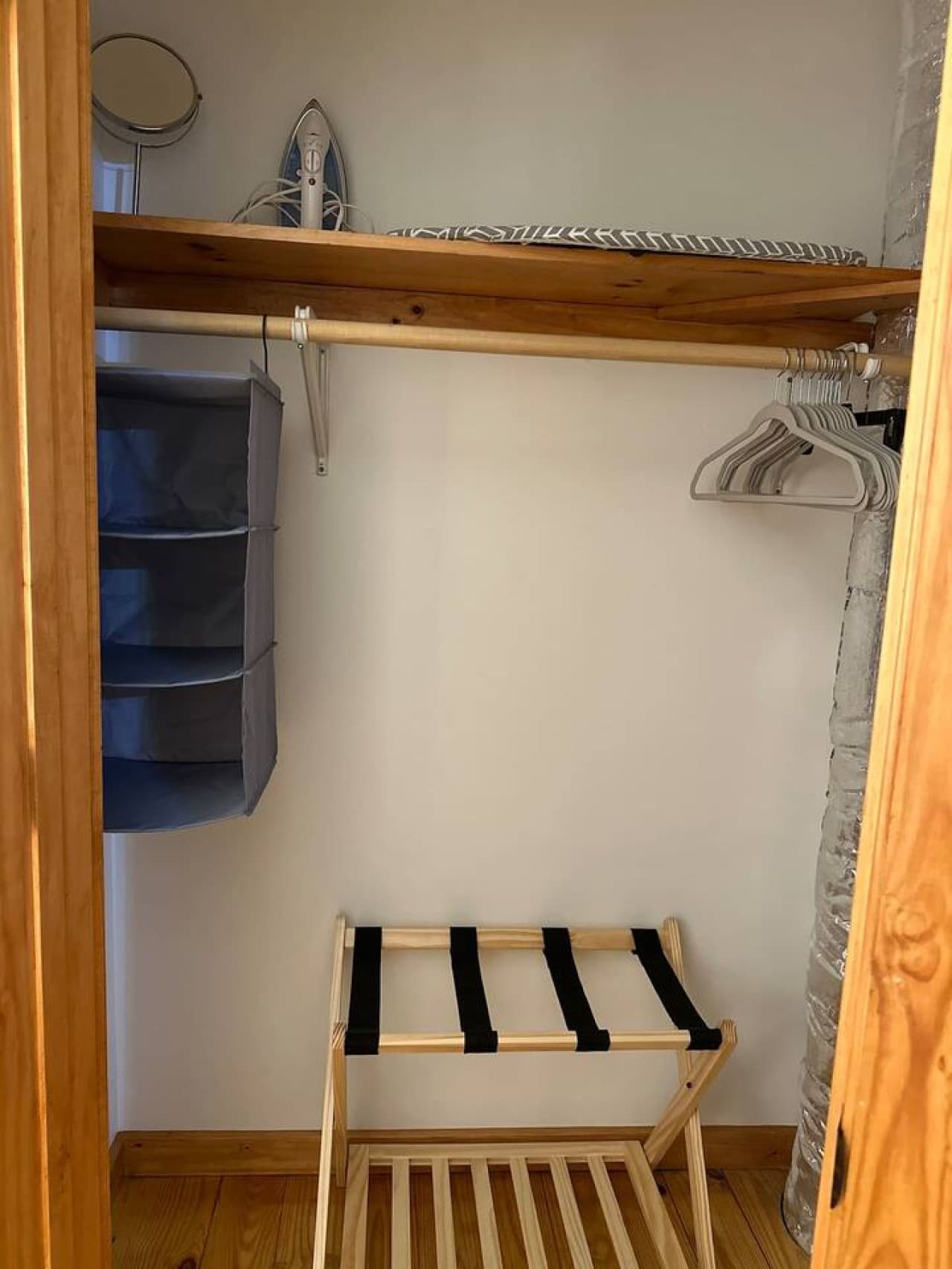 Your own closet in the master bedroom.