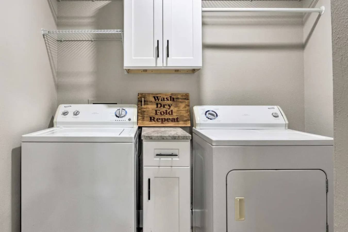 Keep your clothes fresh with our in-unit washer and dryer at your convenience!
