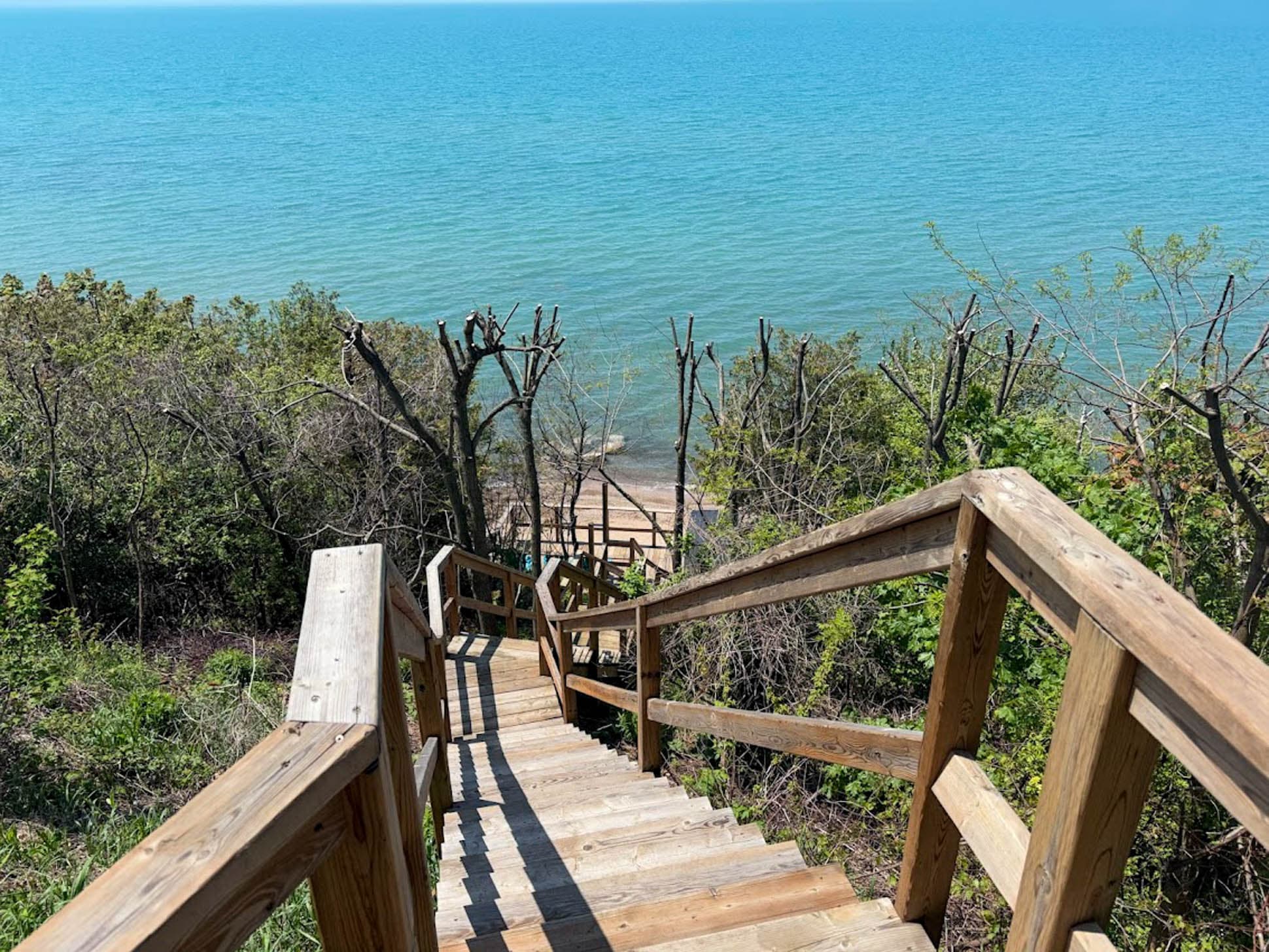 Approx. 60 stairs to the Lake