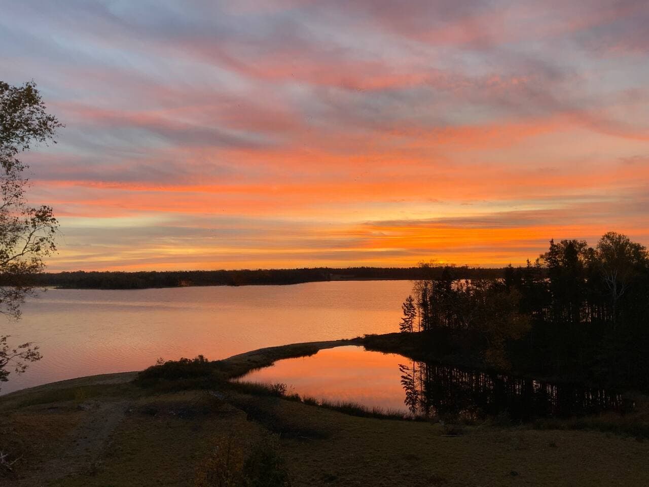 Sunrise from the deck