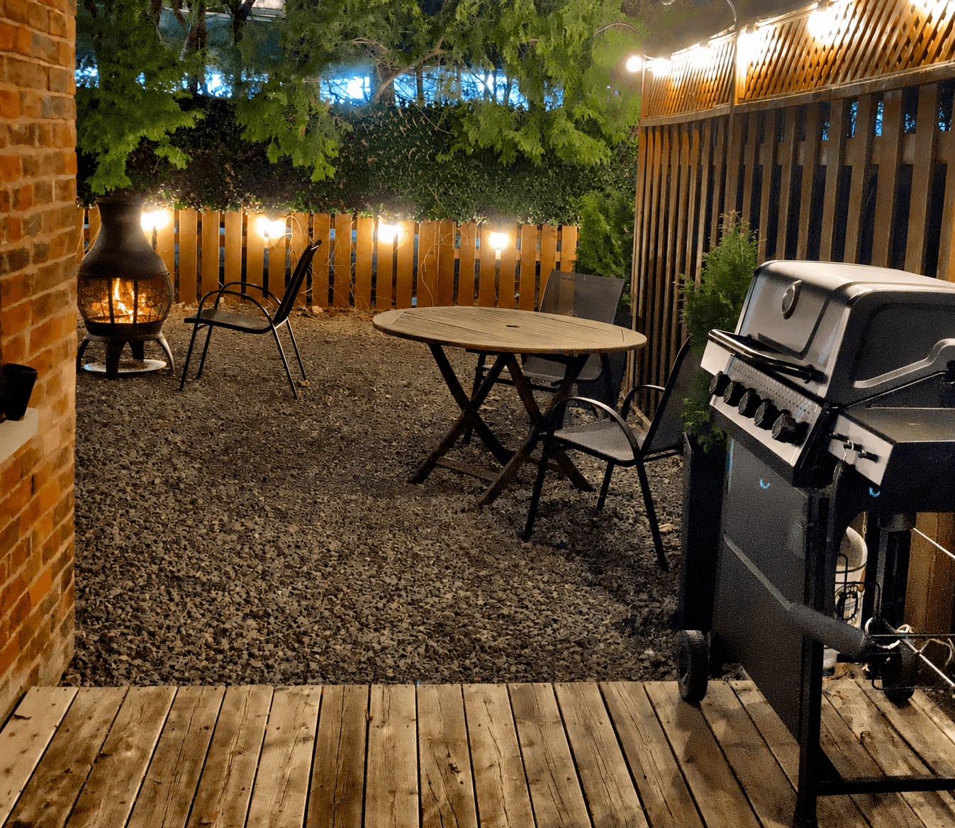 Backyard mood