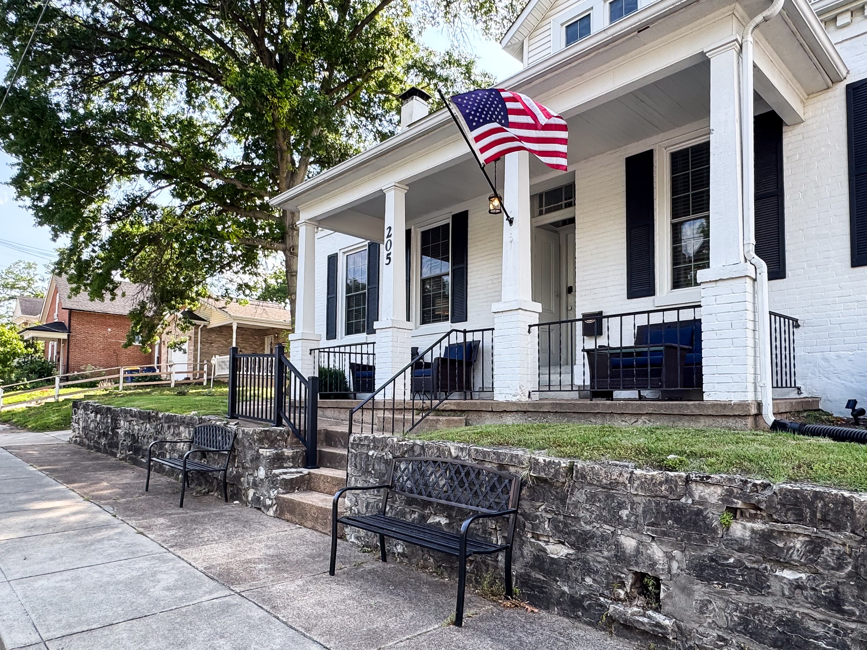 Over a century old, Aussie Cottage has been updated to modern conveniences, adding a beautiful charm to this brick home that is close to Purina Farms, wineries, Katy Trail, weddings and downtown WashMo events and restaurants.
