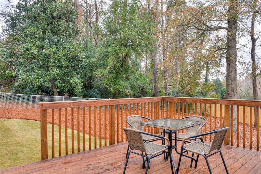 Back Deck with Dining