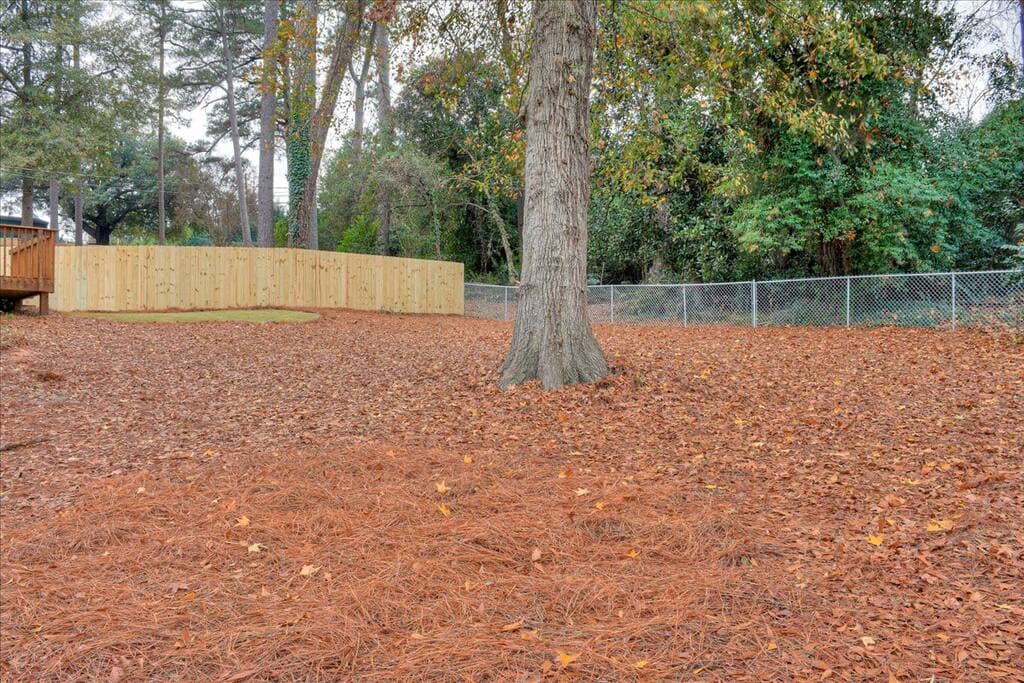Large Fenced-in Back Yard
