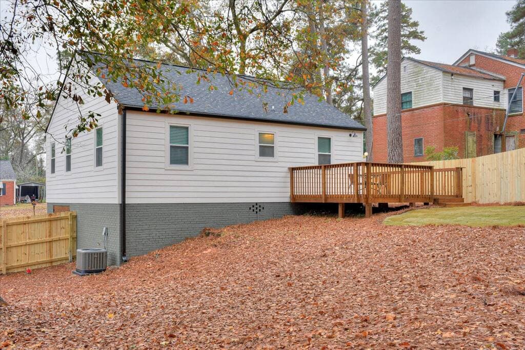Large Fenced-in Back Yard
